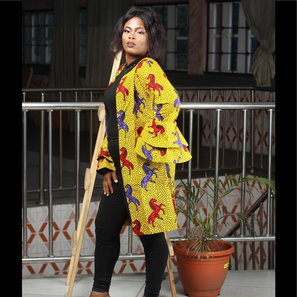 African print jacket - Picture 3 of 3